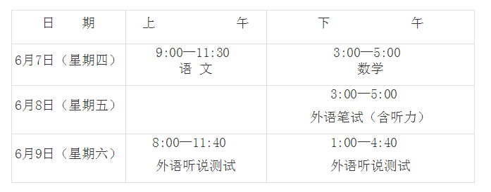 考試院發(fā)布高考重要提醒，考場(chǎng)規(guī)則、注意事項(xiàng)